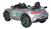 12 volts GT4 AMG SPORTS leds MP4 voiture enfant électrique GRIS METAL  2023* 