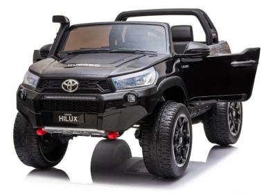 2x12 volts Toyota HILUX 240 watts luxe noir voiture enfant electrique 2023