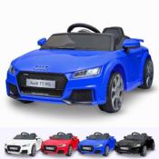 12 volts TT RS bleu voiture enfant lectrique Audi 2022