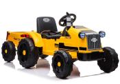12 volts TRACTOR FM  tracteur electrique pour enfant avec remorque et telecommande 