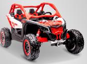 24 volts 400 watts 2 places buggy enfant Ranger CAN AM MAVERICK rouge 2 moteurs  //2024