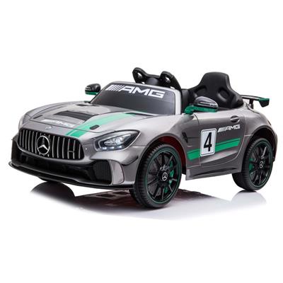 12 volts GT4 AMG SPORTS  gris métal  voiture enfant électrique Mercedes 2021