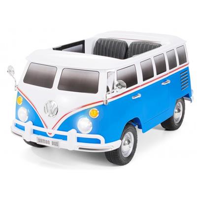 12 volts VW COMBI T1 bus bleu 2 places voiture électrique enfant