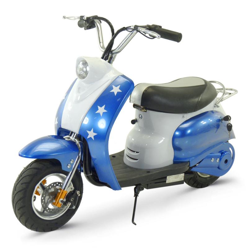 Mini scooter électrique 12 V pour enfants, blanc : : Jeux