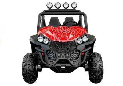 2x12 volts  RZR  180 watts Spiderman  2 places  buggy enfant   style RANGER s2588
