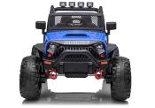 24 volts Jeep 4x4 style Wrangler LUXE bleu métal 400 watt voiture electrique enfant JC666