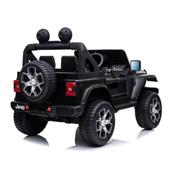12 volts Jeep Wrangler Rubicon MP4 90 watts noir voiture enfant electrique