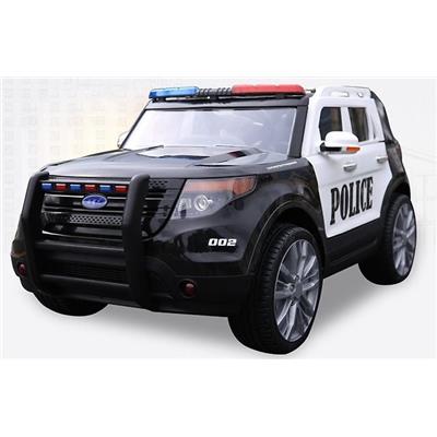 12 volts  POLICE  noir voiture enfant électrique style Ford