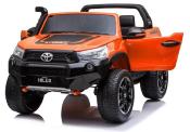 24 volts Toyota HILUX 180 watts luxe orange peinture metal  voiture enfant électrique