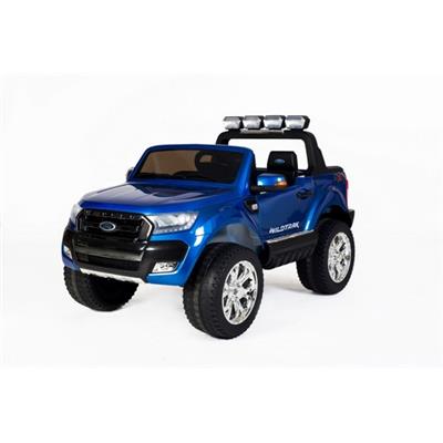 2x12 volts Ford Ranger XL bleu metal  voiture enfant electrique 180 watts