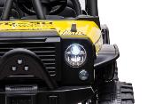 24 volts Jeep 4x4 style Raptor LUXE jaune 300 watt voiture electrique enfant  2023