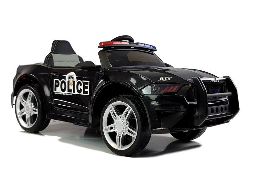 12 volts Jeep Police enfant electrique style Ford interceptor noir