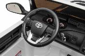 2x12 volts Toyota HILUX 200 watts luxe blanc voiture enfant electrique 2023