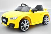 12 volts TT RS jaune voiture enfant électrique Audi 2022