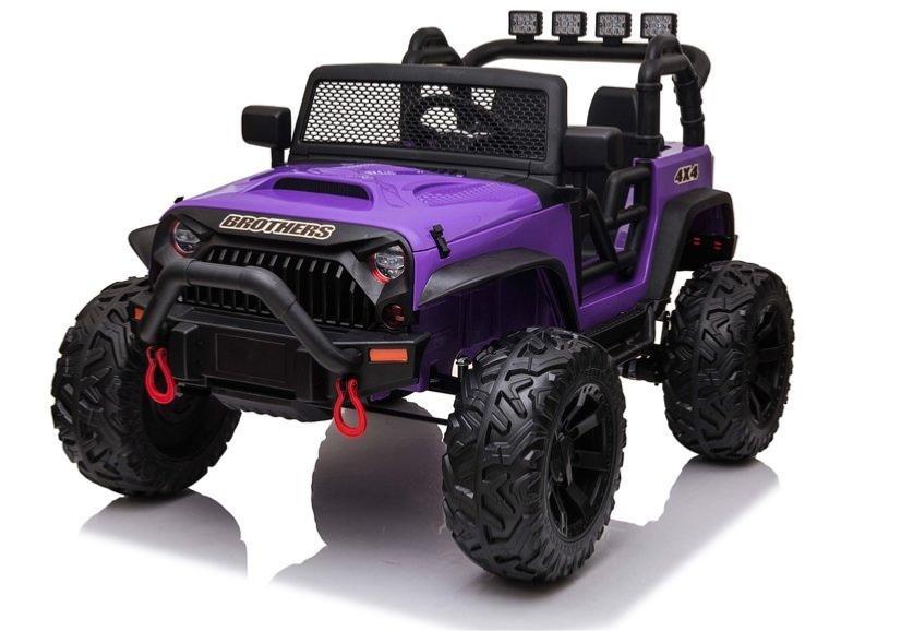 24 volts jeep 4x4 voiture electrique enfant Luxe violet 2 places jc666