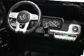 24 volts G63 AMG XL 240 watts   voiture enfant électrique Mercedes 2 places  noir metal 4 moteurs