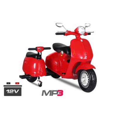 12 volts mini scooter electrique enfant avec side car 2 places