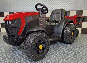 12 volts tracteur FARMER electrique pour enfant avec remorque et telecommande rouge 2023