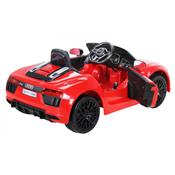 12 volts R8 SPIDER S TRONIC 90 watts rouge voiture enfant électrique Audi