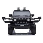 12 volts Jeep Wrangler Rubicon 70 watts noir voiture enfant electrique