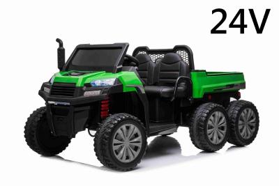 24 volts tracteur jeep UTV 400 watts enfant Gattozz avec benne basculante