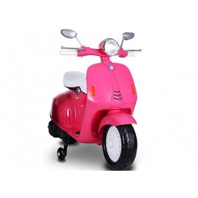 12 volts scooter electrique enfant style VESPA rose
