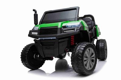 2x12 volts tracteur jeep UTV 180 watts version court  enfant Gattozz avec benne basculante