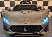 12 volts Grand Tourismo voiture enfant électrique Maserati grise*