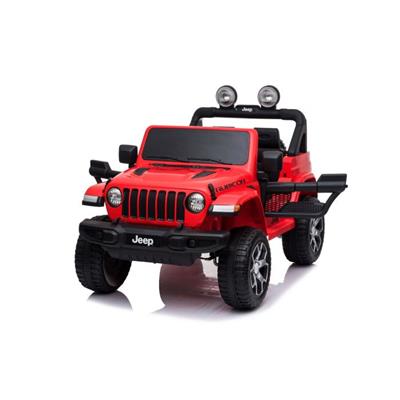 12 volts Jeep Wrangler Rubicon 180 watts rouge voiture enfant electrique 2023