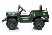 12 volts Jeep Willys 60 watts vert army voiture enfant electrique 