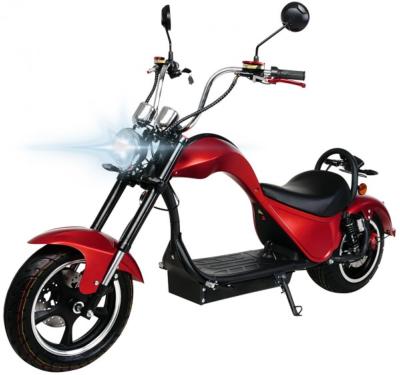 Trottinette Chopper 60 volts 2000 watts Lithium  moto cruiser scooter electrique rouge bordeaux