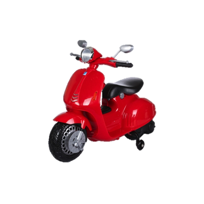12 volts scooter electrique enfant VESPA rouge