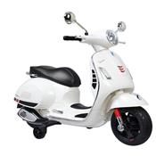 12 volts Vespa GTS blanc PIAGGIO scooter enfant electrique 2021
