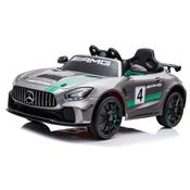 12 volts GT4 AMG SPORTS  gris métal  voiture enfant électrique Mercedes 2022