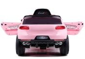 12 volts style porsche cayenne voiture electrique enfant rose