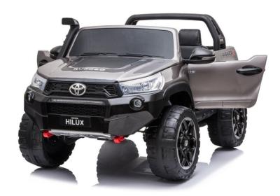24 volts Toyota HILUX 180 watts luxe gris peinture metal  voiture enfant électrique 2023