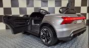 12 volts Audi E-Tron GT RS 90 watts  voiture enfant  électrique  gris metal 2023