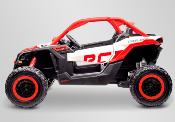 24 volts 400 watts 2 places buggy enfant Ranger CAN AM MAVERICK rouge 2 moteurs  //2024