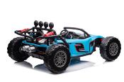 24 VOLTS BEACH BUGGY racing 400 watts bleu voiture enfant électrique Js3168 