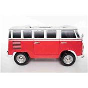 12 volts VW  Bus combi T1 rouge 2 places voiture électrique enfant