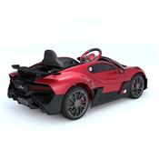 12 volts Bugatti DIVO rouge metal voiture enfant electrique plaques offertes