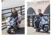 12 volts BMW moto enfant electrique Police avec roulettes