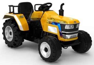 12 volts tracteur enfant Mahindra BLAZIN Jaune avec telecommande 2023
