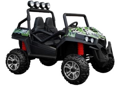 2x12 volts  RZR  180 watts ARMY camouflage 2 places  buggy enfant   style RANGER