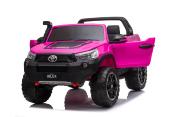 24 volts Toyota HILUX 180 watts luxe rose peinture voiture enfant électrique