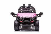 12 volts RSX rose  buggy voiture enfant électrique avec remorque