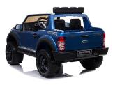 12 volts Ford Raptor f150 LUXE bleu  métallique  voiture enfant electrique