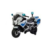 12 volts BMW moto enfant Police bleu  avec roulettes