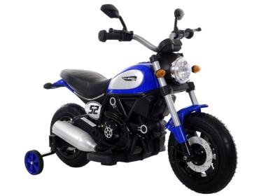 12 Volts DUCATI style MONSTRO bleu moto enfant electrique 