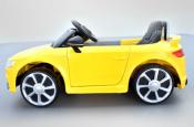 12 volts TT RS jaune voiture enfant électrique Audi 2022